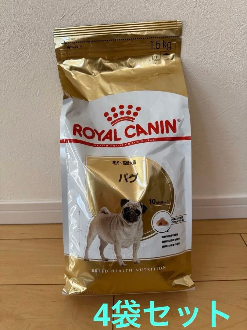 TOBOKO CANIN パグ ドライフード 1.5kg×4袋