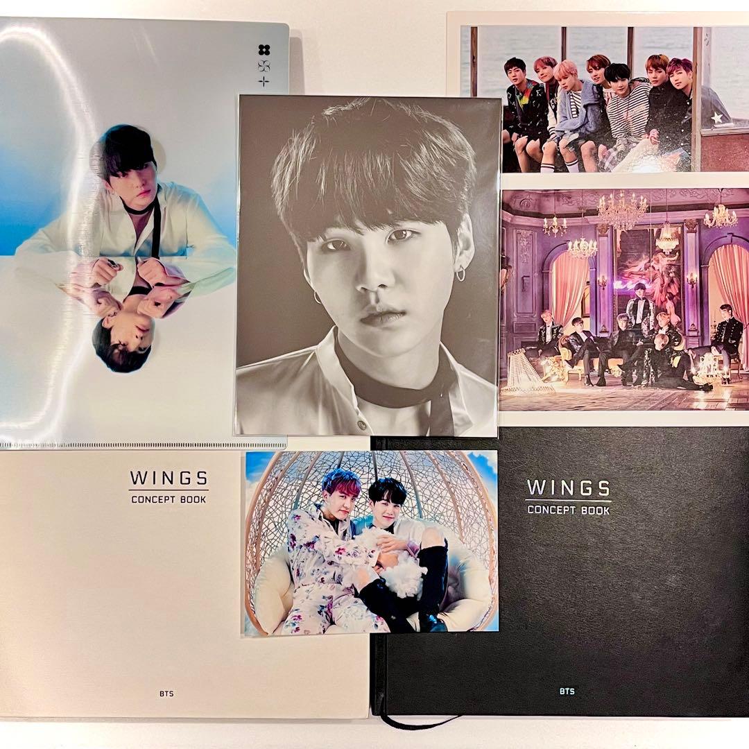 BTS WINGS concept book SUGA ユンギ プレフォト