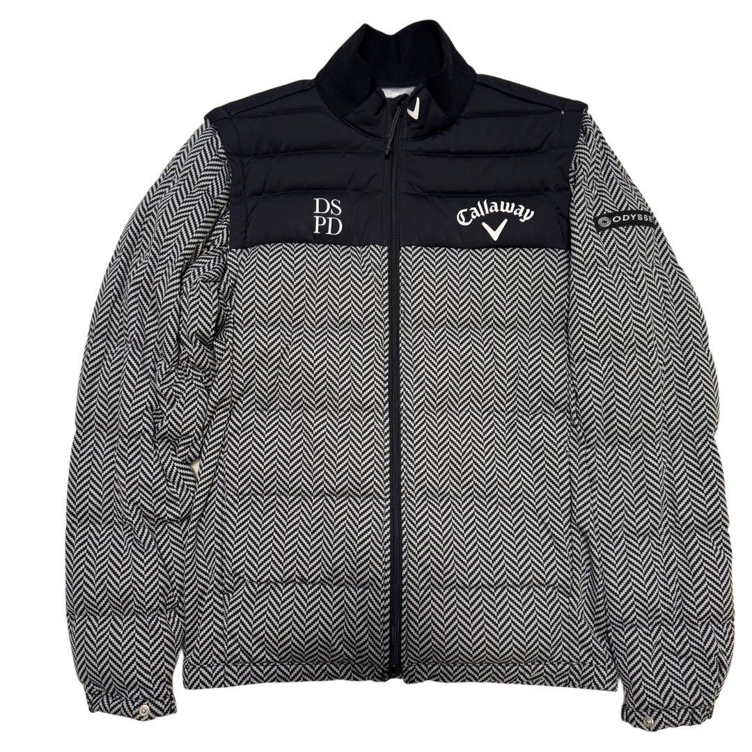 美品　Callaway 2WAYダウンジャケットゴルフウェアダウンジャケットXL
