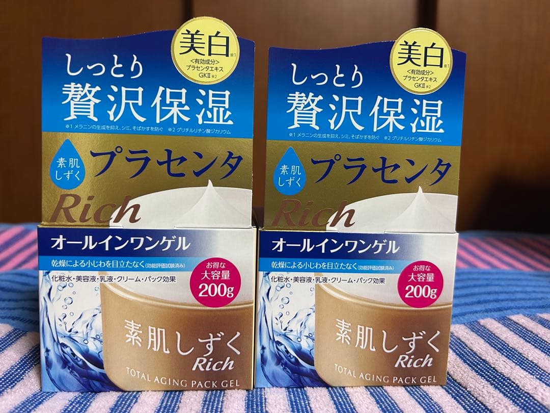 さえ 素肌しずく Rich オールインワンゲル 200g ６個