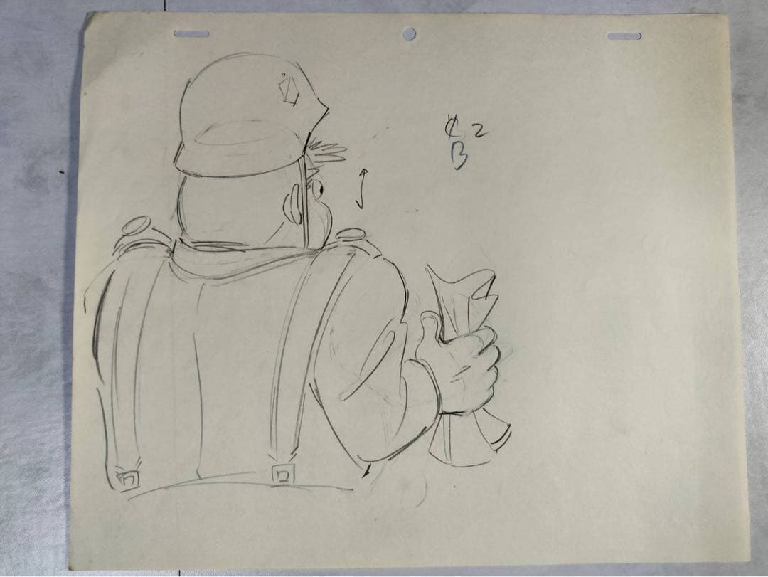 劇場版うる星やつら オンリーユー 原画 原動画 面堂私設軍隊 ギャグシーン