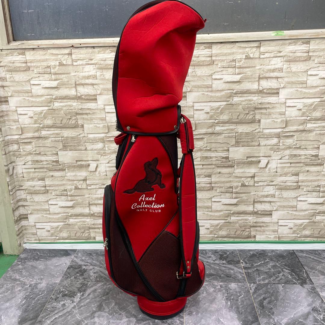 【美品】AXEL ゴルフバッグ、クラブ