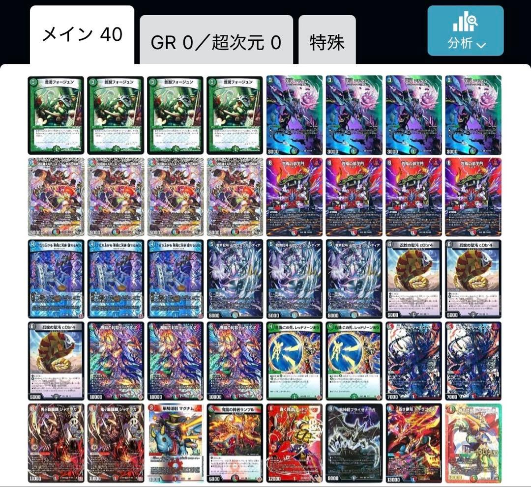 4c邪王門デッキ（改良パーツ入り）