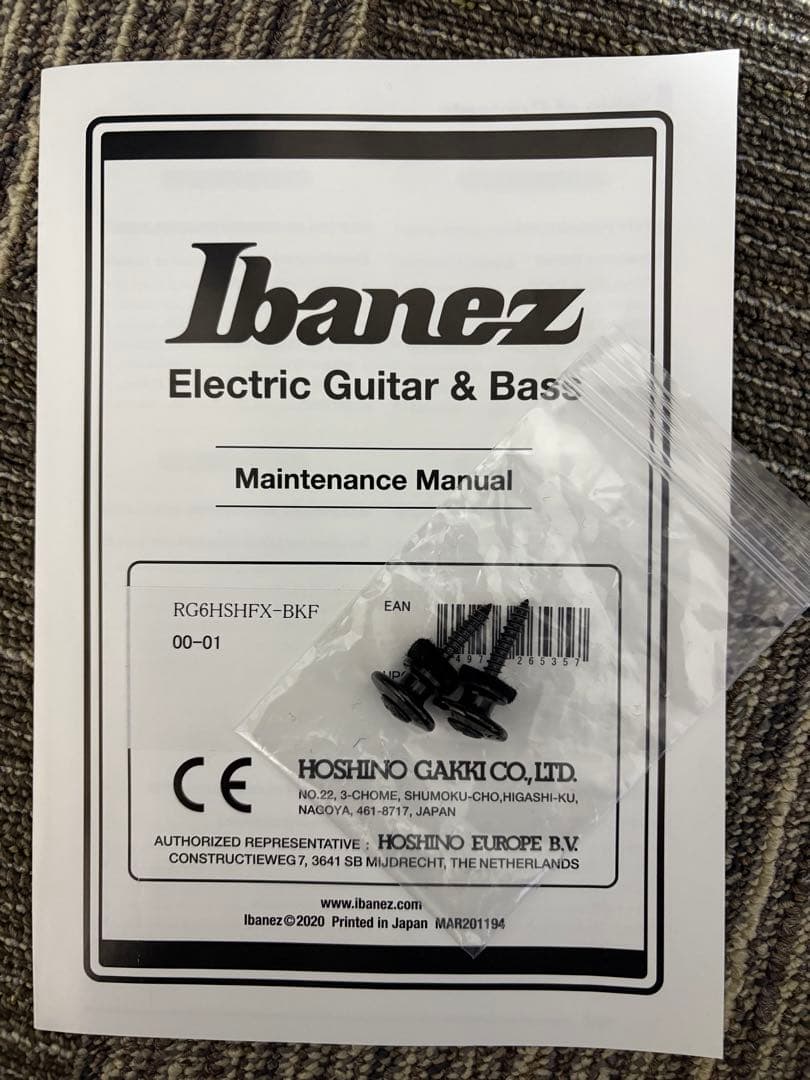 Ibanez　J-LINE　RG6HSHFX-BKF