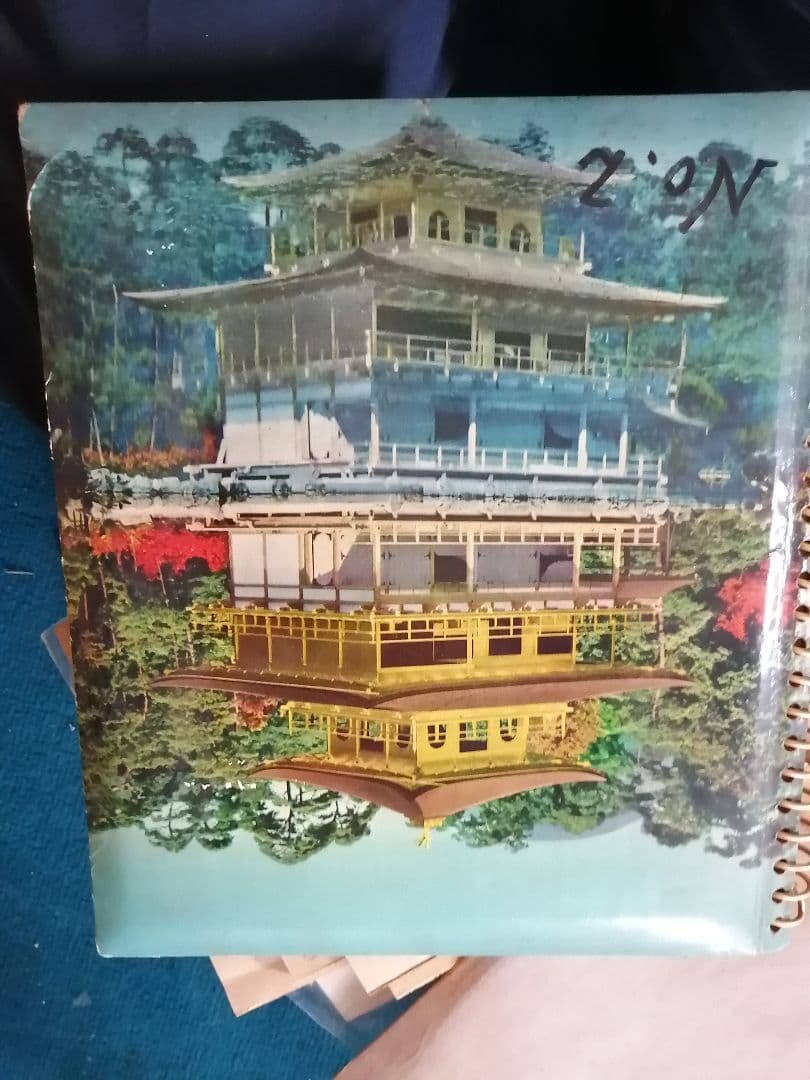 W 金閣寺の写真アルバム　昭和レトロ写真　モノクロ　京都　奈良　風景　寺院