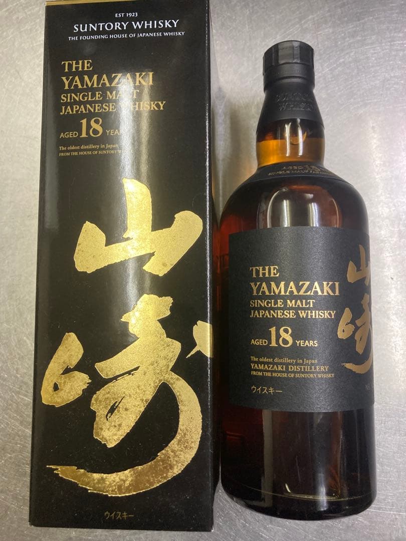 山崎 18年 シングルモルトウイスキー 750ml