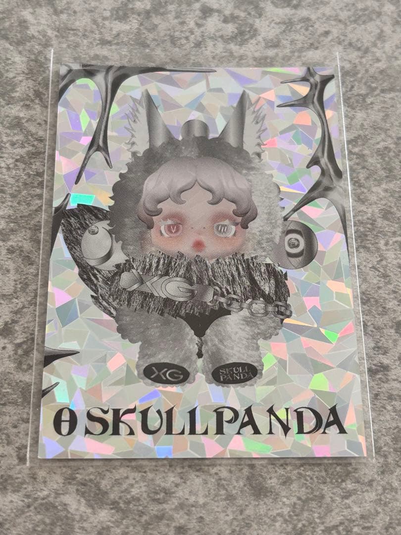 SKULLPANDA カード XG popmart スカルパンダ　ノベルティ