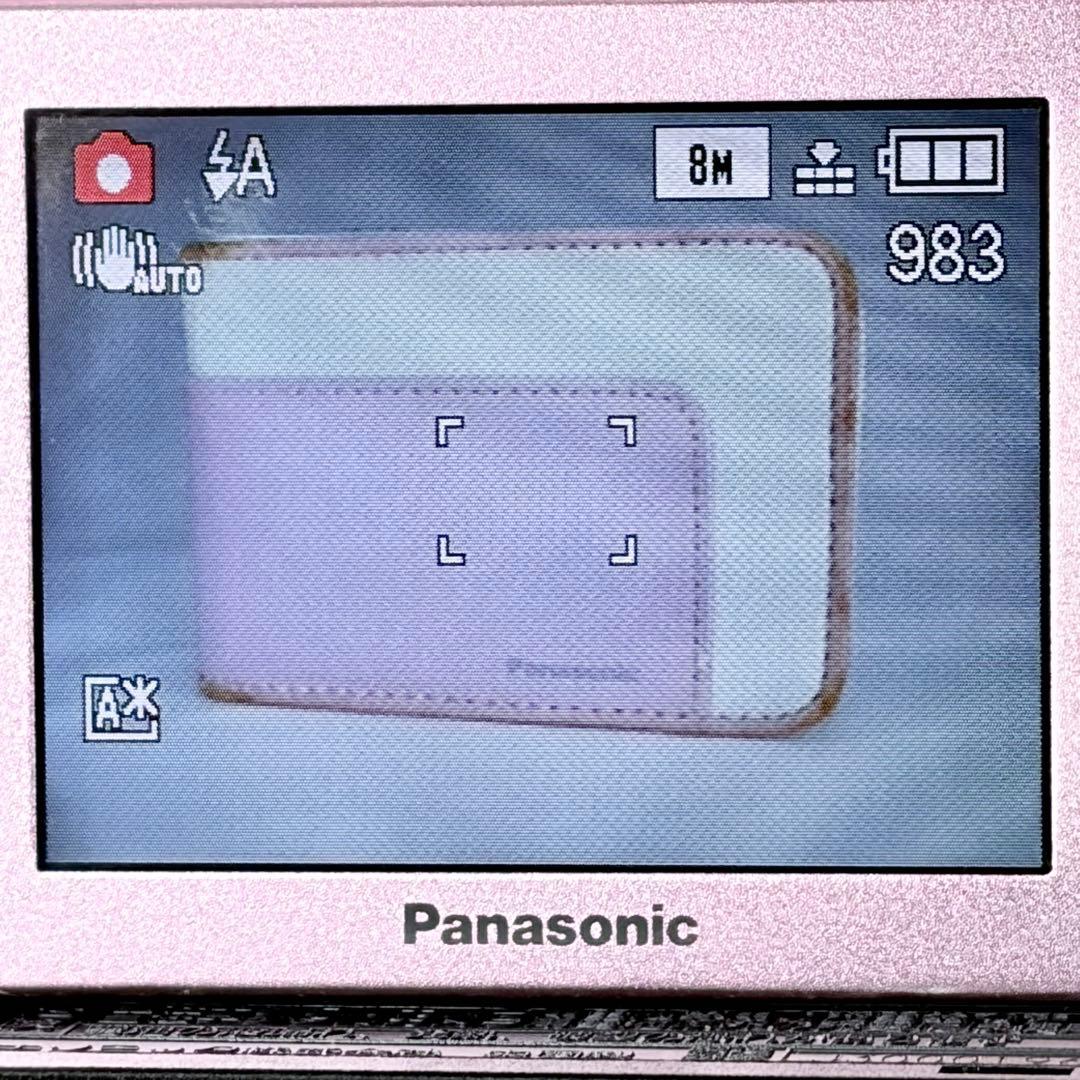 【良品】Panasonic LUMIX DMC-FS6 ピンク 純正ケースつき