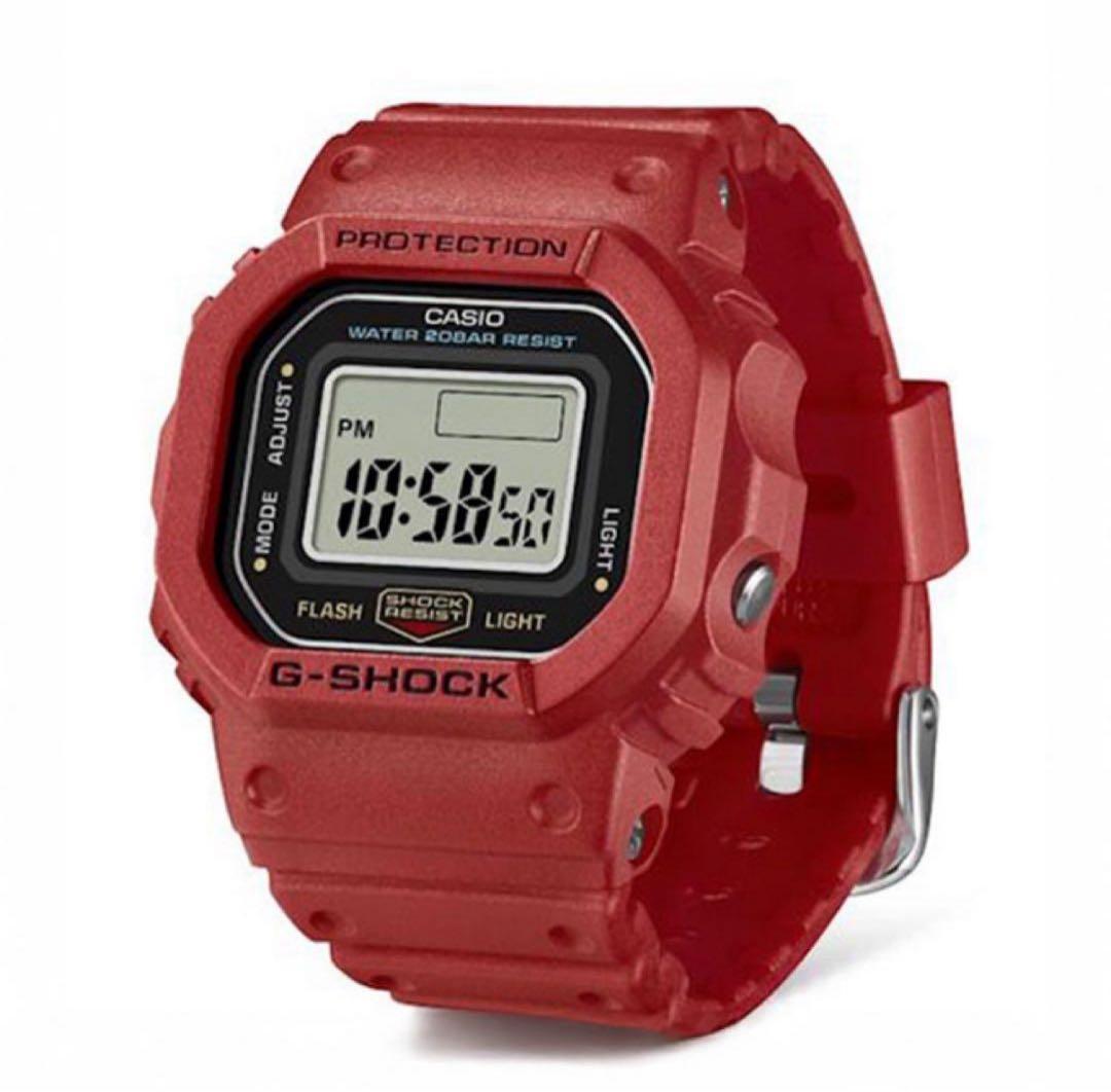 ち*@様 CASIO G-SHOCK赤 リングウォッチ ナノ DWN-5600-