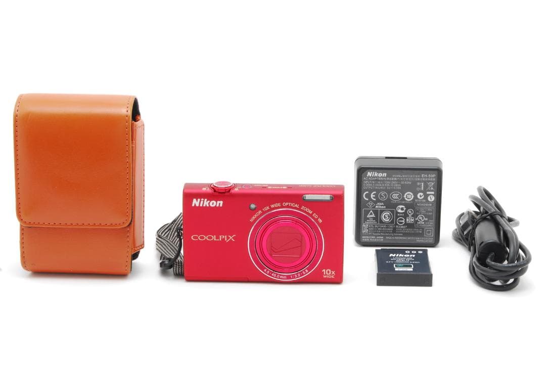 Nikon COOLPIX s6200 赤 コンパクトデジタルカメラ 動作確認済