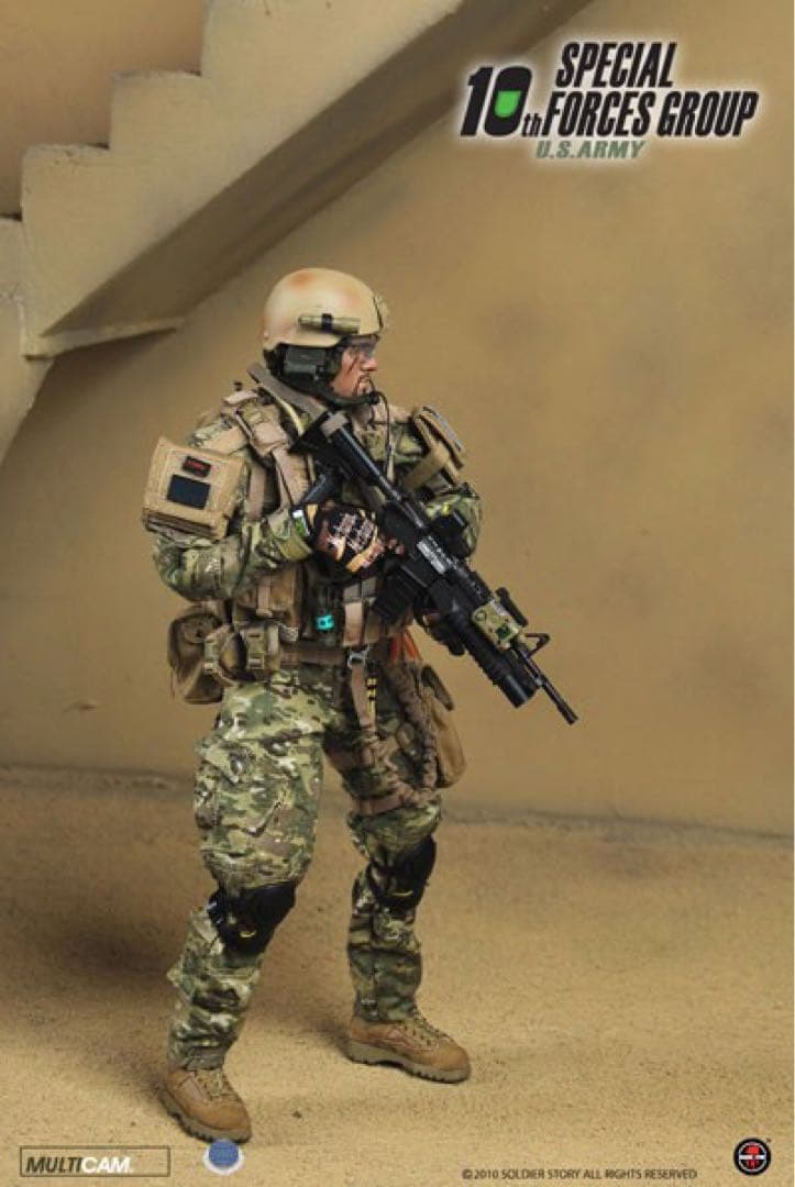 １／6 ミリタリー　フィギュア　soldier story 兵士　装備　銃　軍人