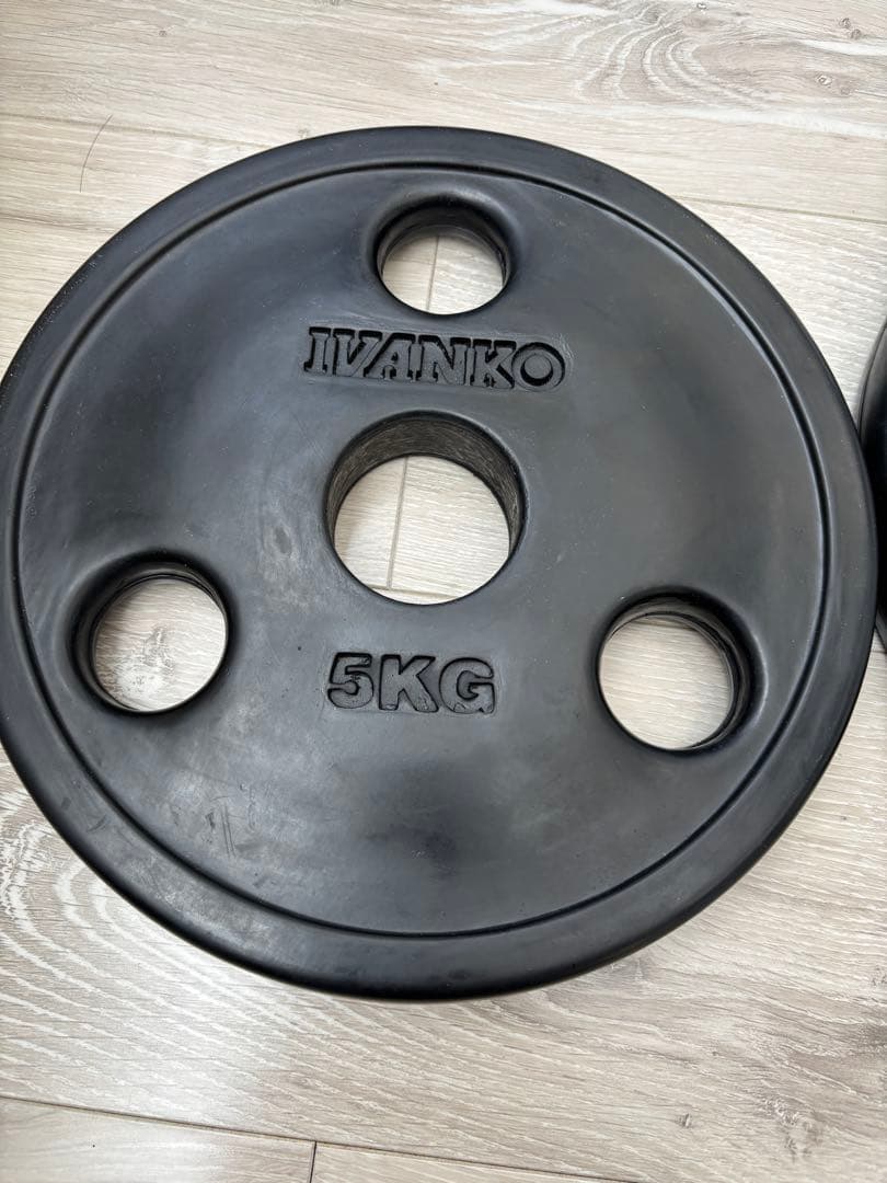 IVANKO 5kg ダンベルプレート Φ50mmバー専用 2枚セット