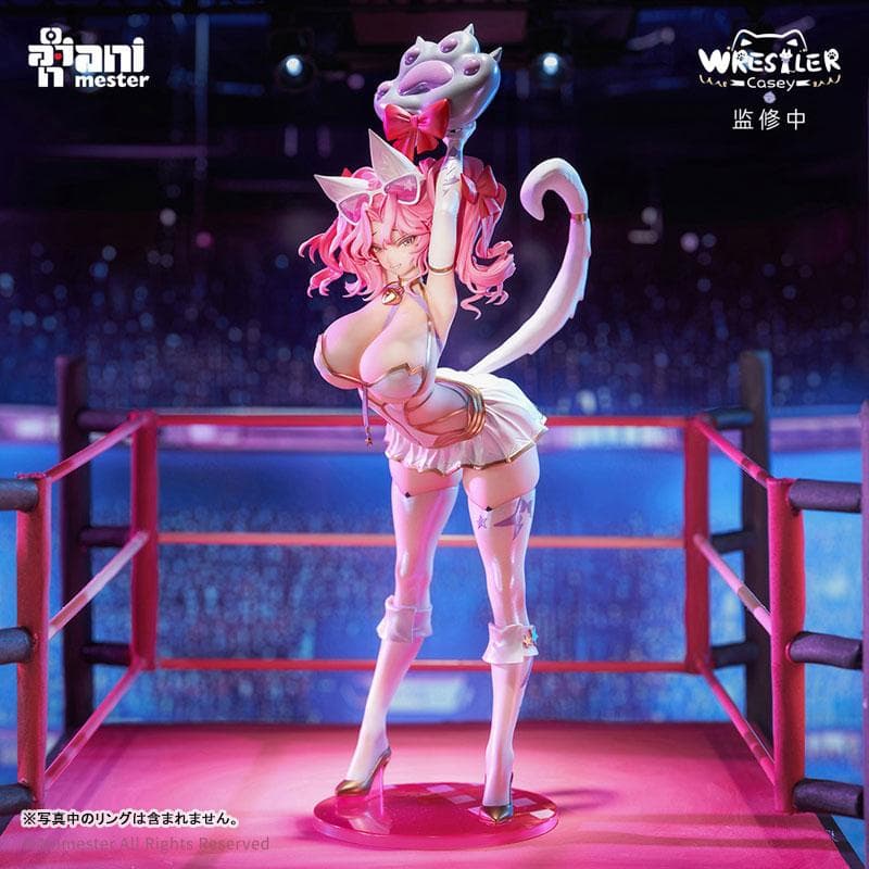 新品未開封 特典付 にゃんにゃん女子レスラー ケイシー 1/6