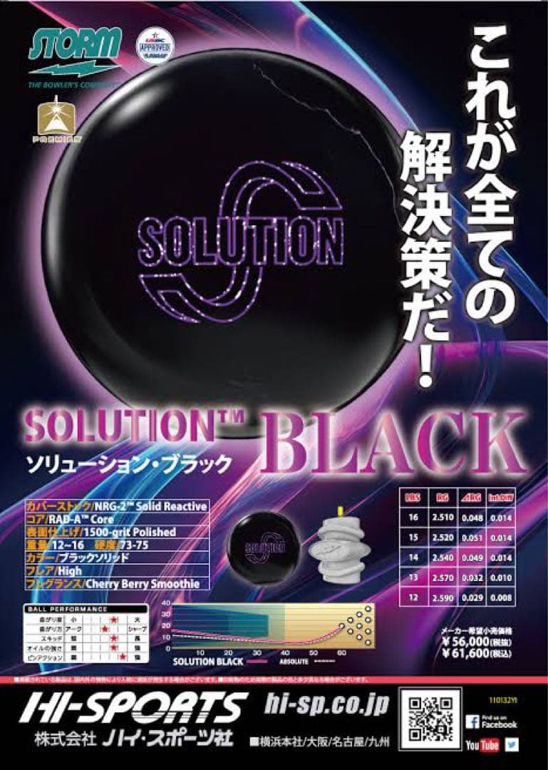 ソリューションブラック(15ポンド)