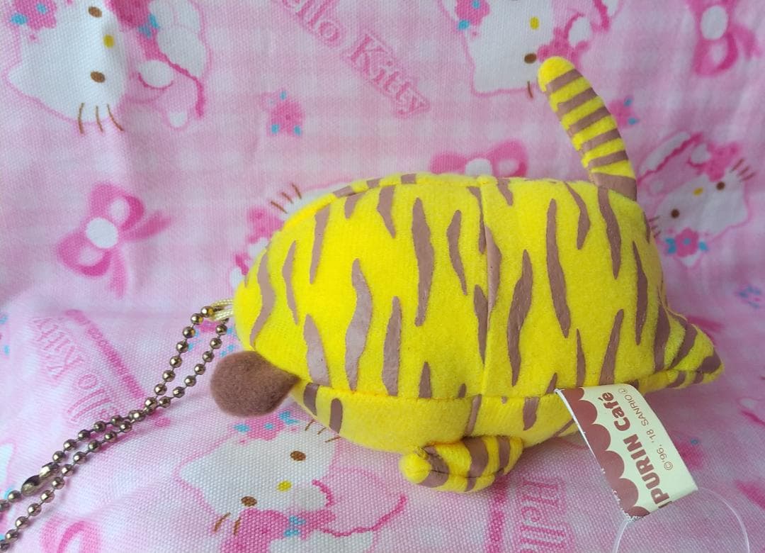 ポムポムプリン　虎　着ぐるみ　ぬいぐるみ　マスコット　トラ