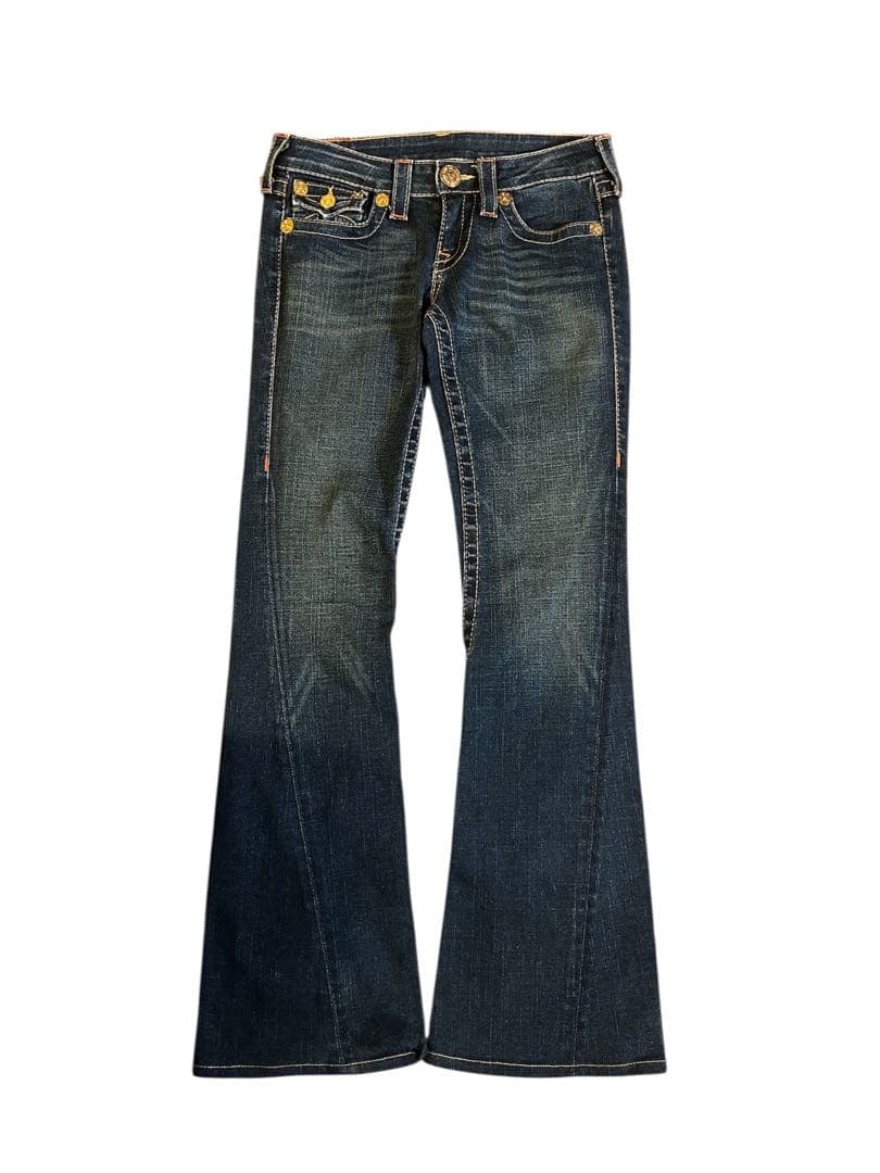 パンツ true religion flare denim