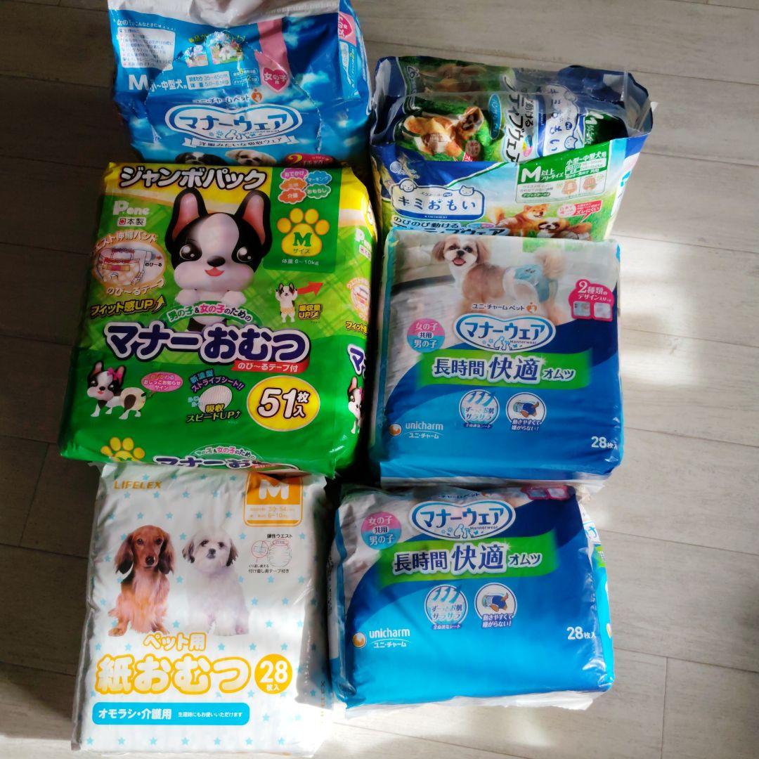 犬用おむつМ１８０枚　P'One ユニ・チャーム他