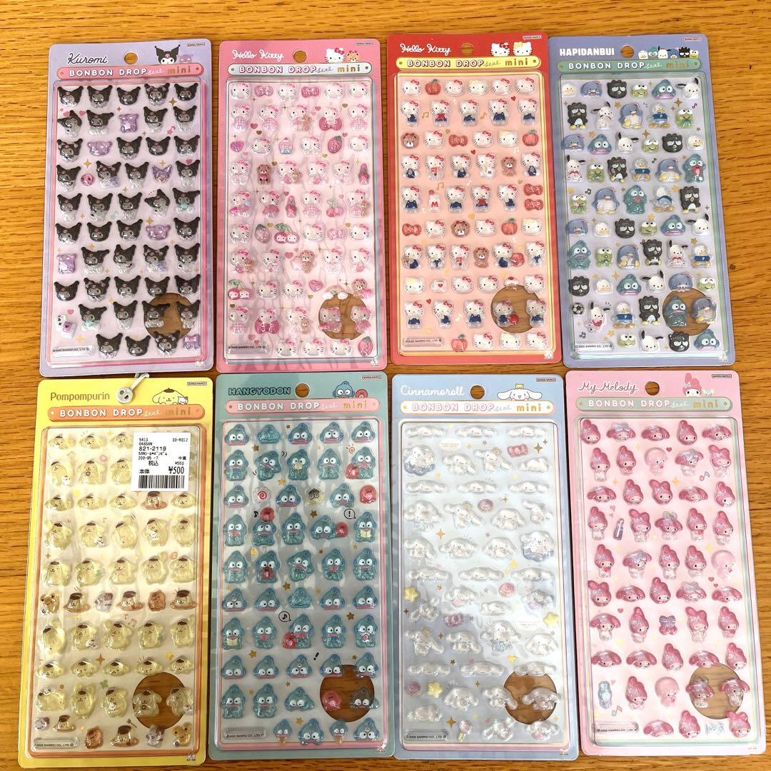 【正規品】ボンボンドロップシール　サンリオmini全コンプリート