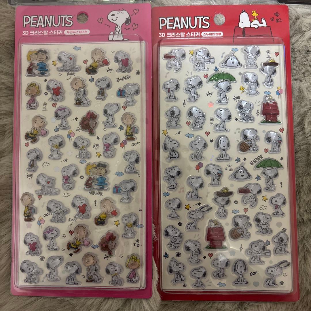 PEANUTS スヌーピーキャラクターシールセット　18シート