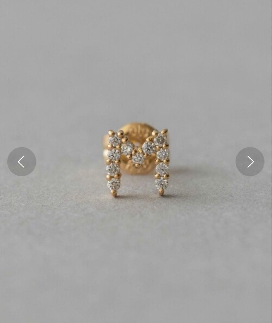 【最終値下げ】　美品　ete ピアス(片耳用)