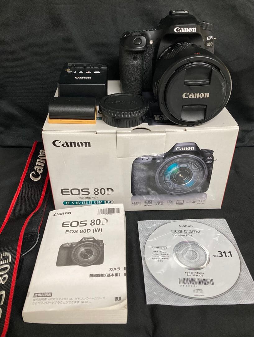 極美品Canon EOS 80D EF-S 18-135 IS USM一眼レフ