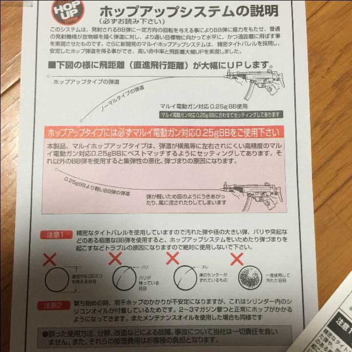 マルイ 説明書