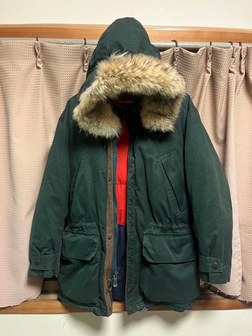 NAUTICA / モッズダウンコート ダークグリーン