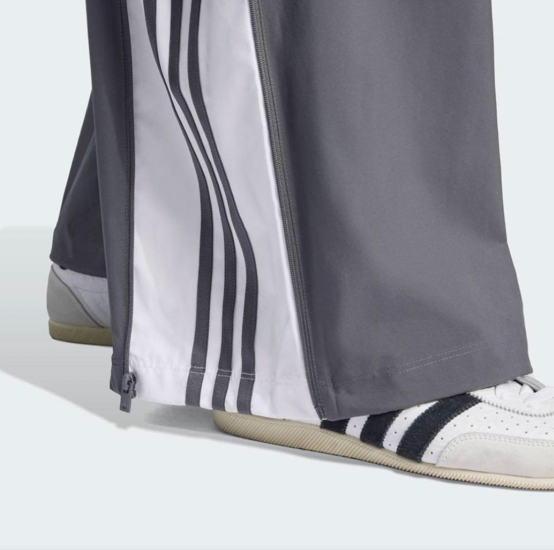 アディダス adidas 3ジップトラックパンツオリジナルス グレー