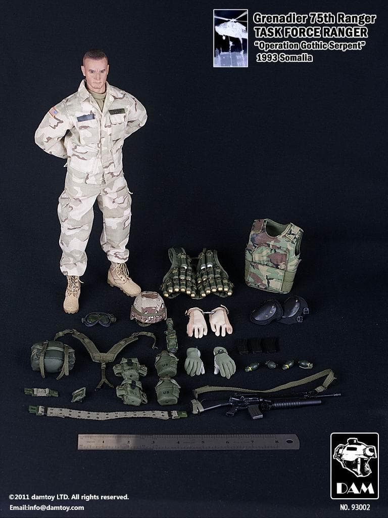 ミリタリー DAMTOYS DELTA FORCE BLACK HAWK DOWN