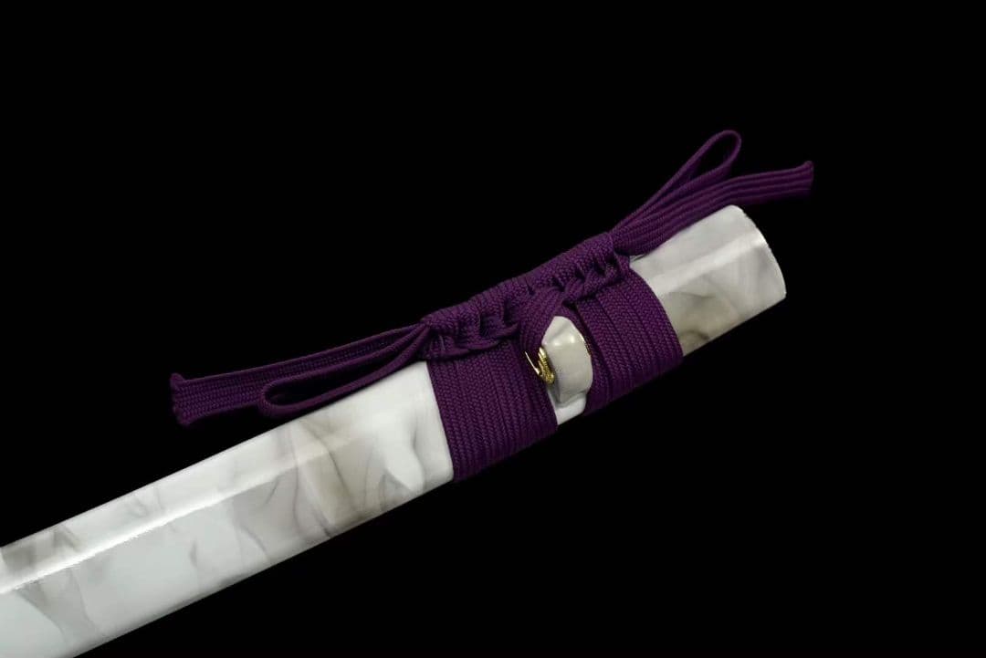【紫妍】中炭素鋼武士刀 武具　刀装具　日本刀　模造刀 居合刀