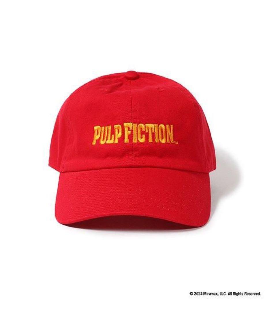 ワコマリア　PULP FICTION キャップ レッド