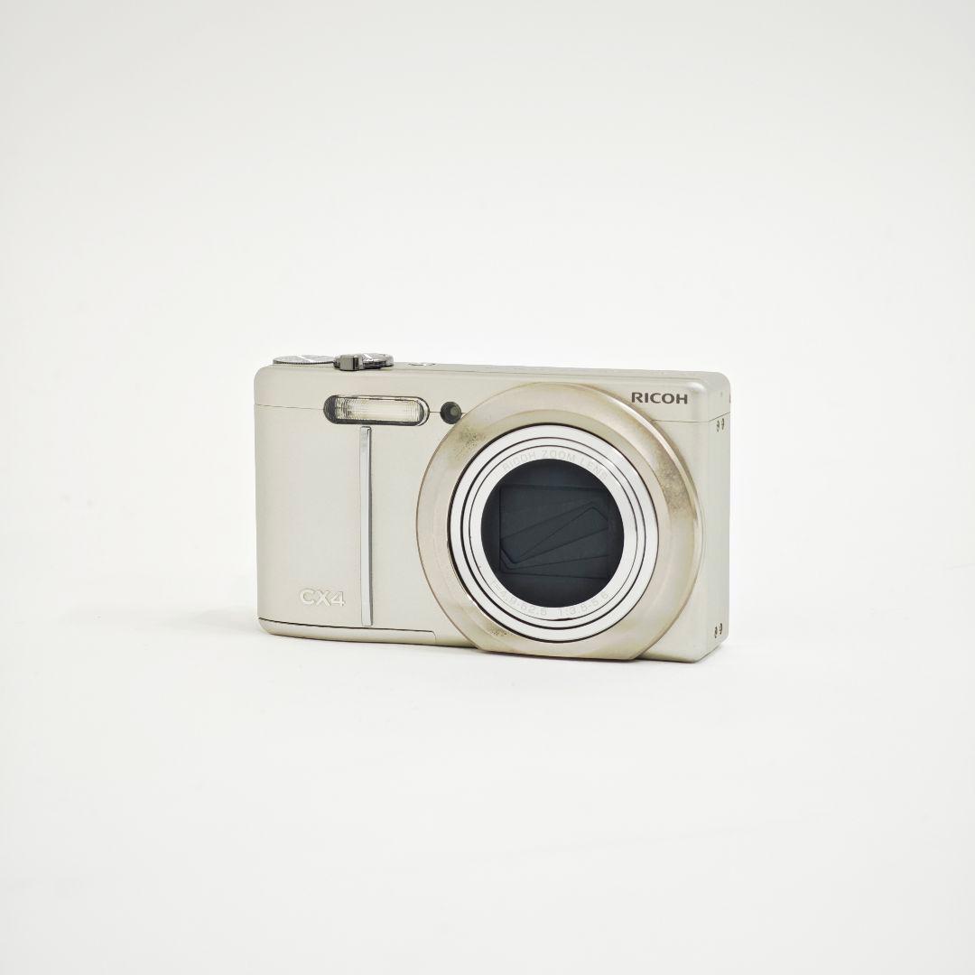【中古】RICOH リコー CX4 シャンパンシルバー