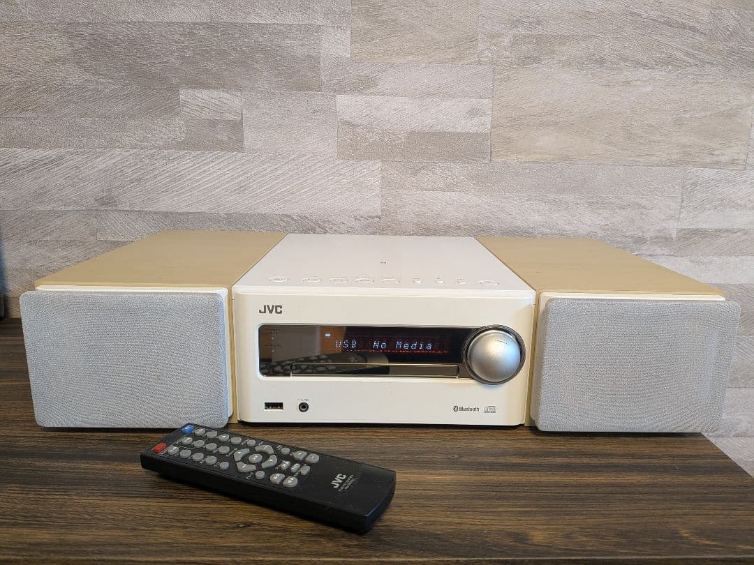 JVC EX-S1 ミニコンポ CDプレーヤー ナチュラルウッド ウッドコーン