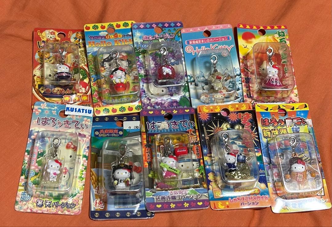 ご当地キティストラップ156点セット