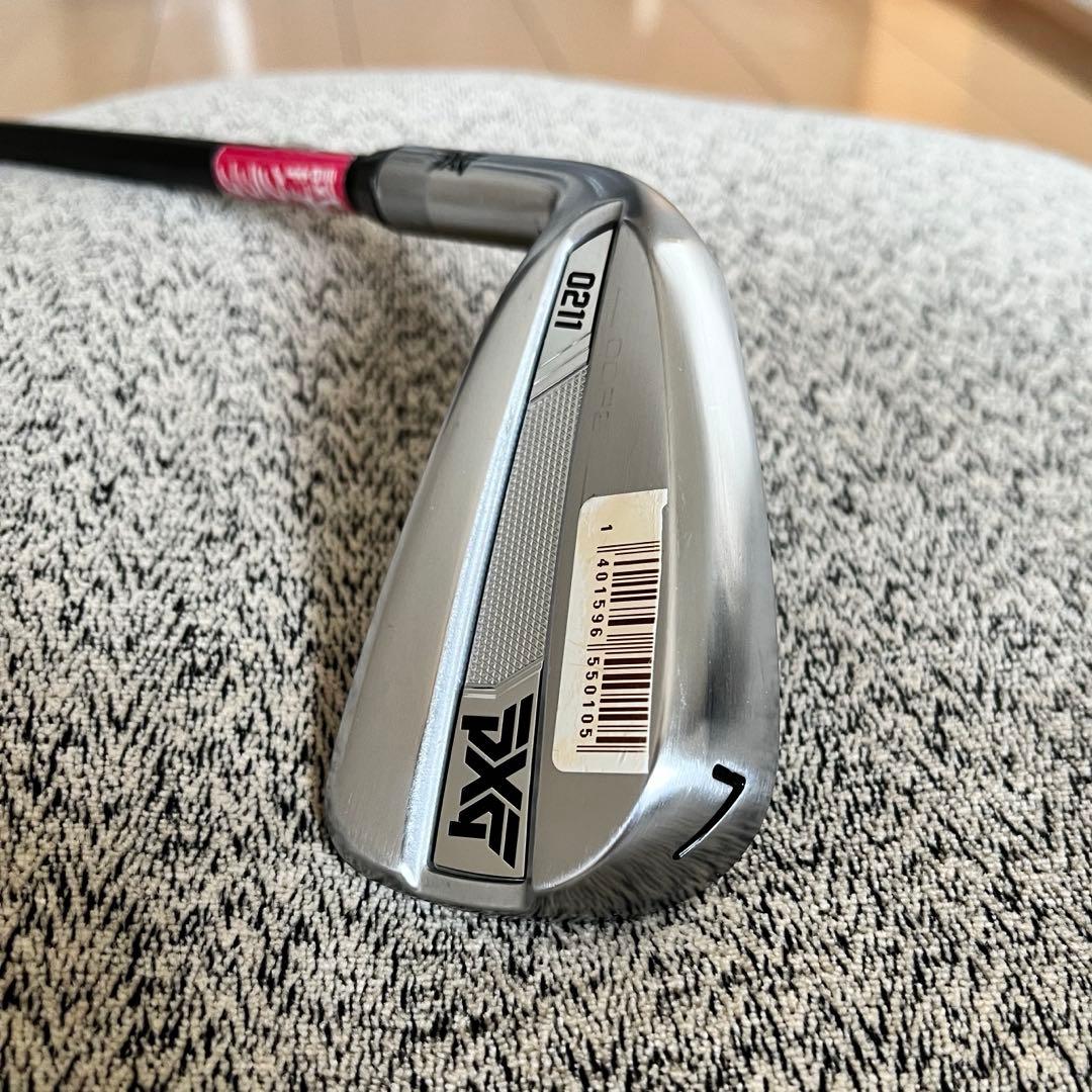 レフティ!美品試打用PXG 0211 COR2 7番アイアン単品 カーボン70R