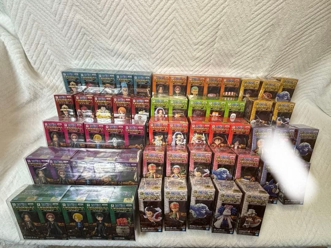 ワンピース ワールドコレクタブルフィギュア トレジャーラリー14種×5セット売り
