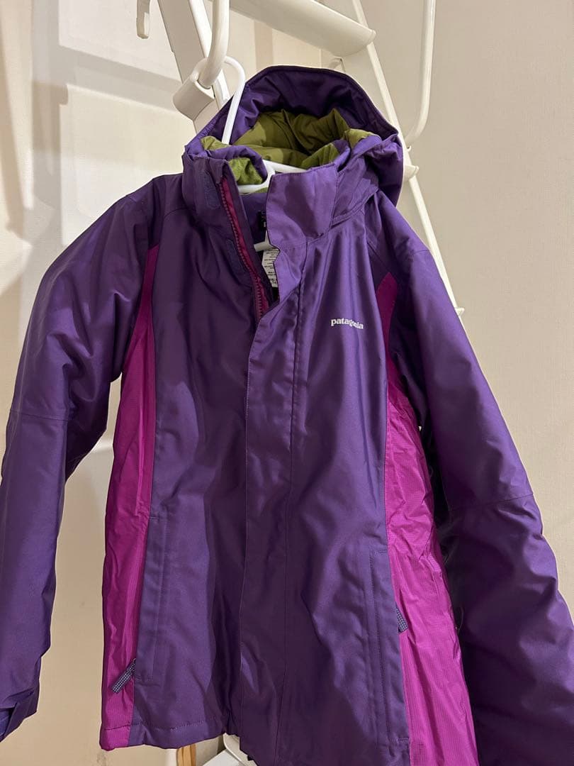 patagonia ガールズ XL フード付きジャケット