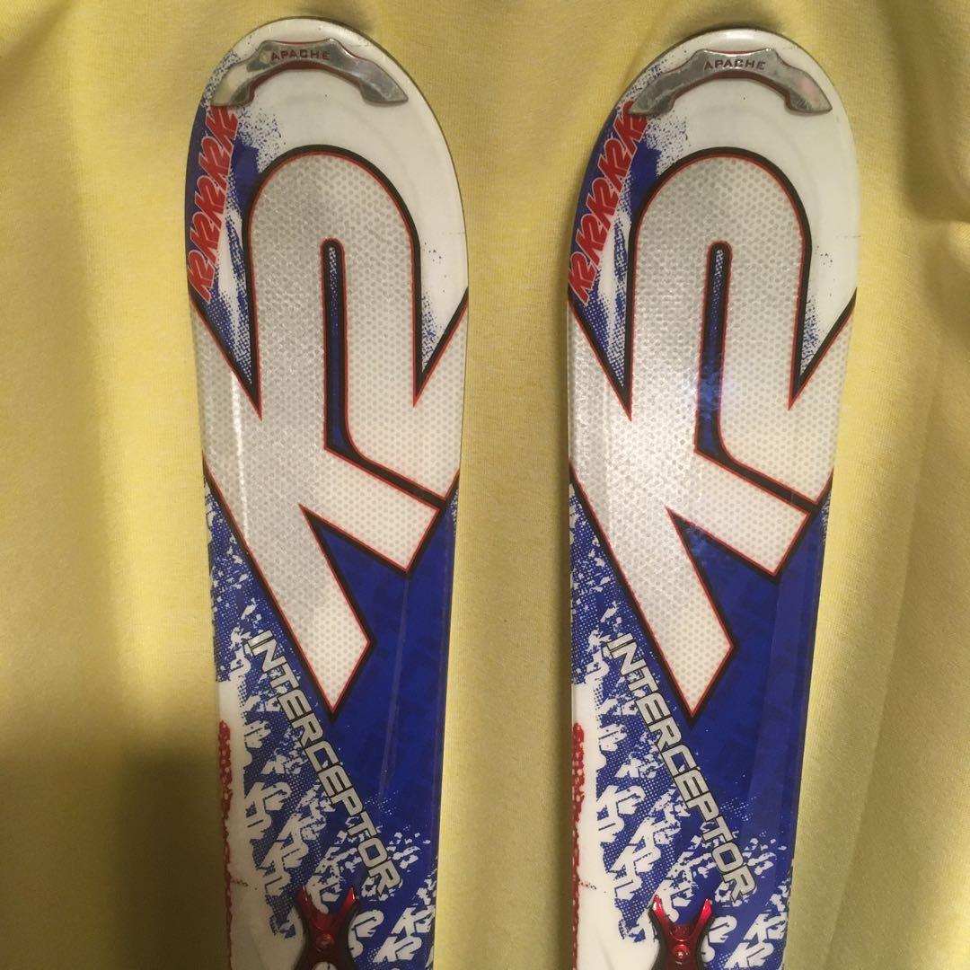 k2 スキー板　170cm ビンディング付　美品 2/6まで