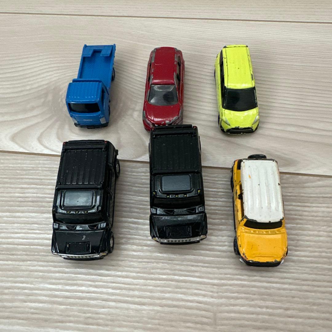 ミニカーセット 6台 カラー多様