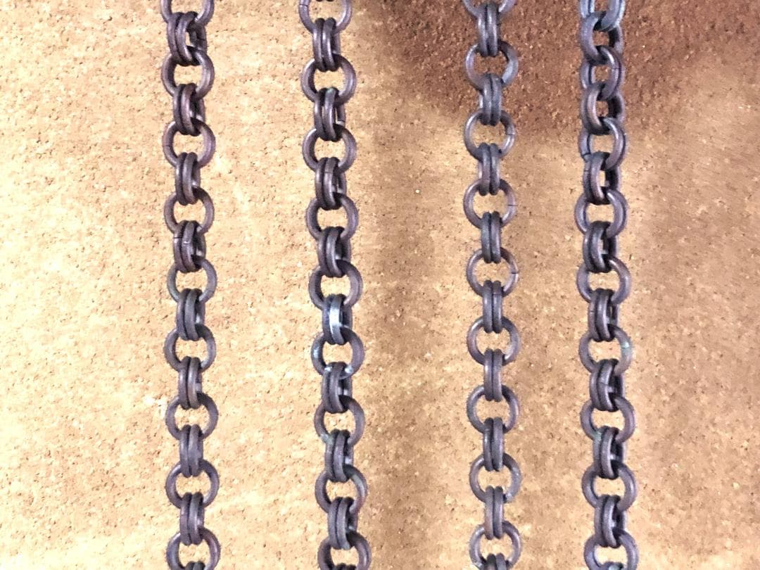 【 花角紋彫金連馬鈴 】　江戸時代　馬具装飾品　完