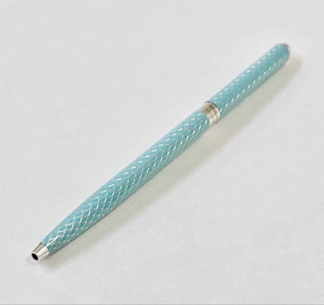 ドイツ製◆ティファニー 純銀ボールペン ヘビ柄 シルバー925 Tiffany
