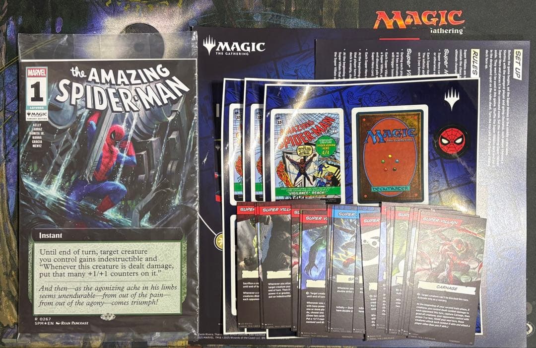 MTG Spiderman スパイダーマン 最終決戦 コミック＋おまけ