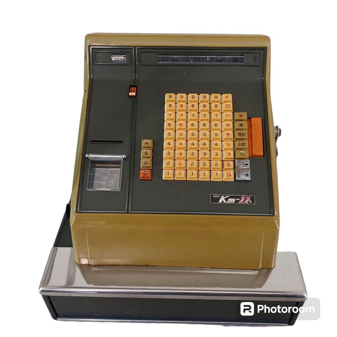 送料込み☆昭和レトロ【レジスター】キング工業　KM-22