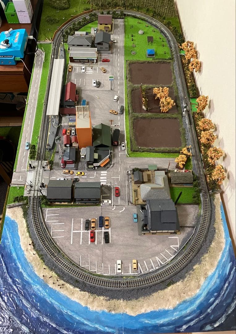Nゲージ 鉄道模型 昭和の駅と街並み ジオラマ トミックス KATO 鉄道　引取