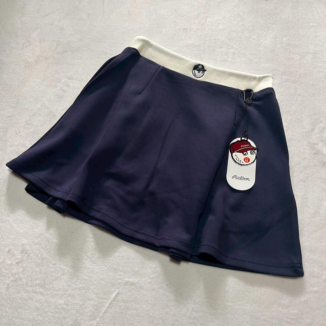 新品　Malbon golf　ゴルフ　トップス＆スカートセット　M　レディース