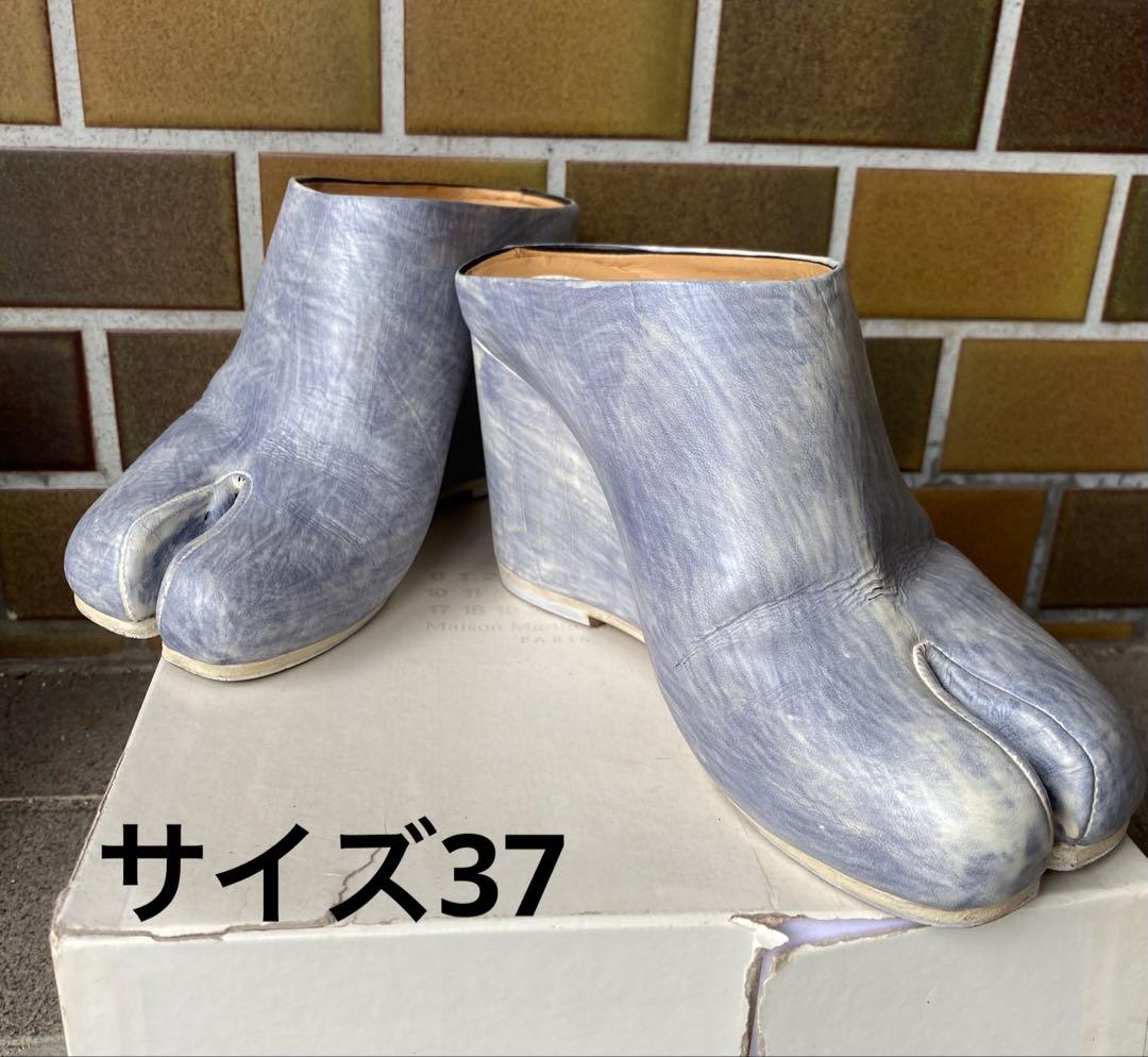 margielaマルジェラ　ペンキ足袋　サボサンダル　37 希少モデル