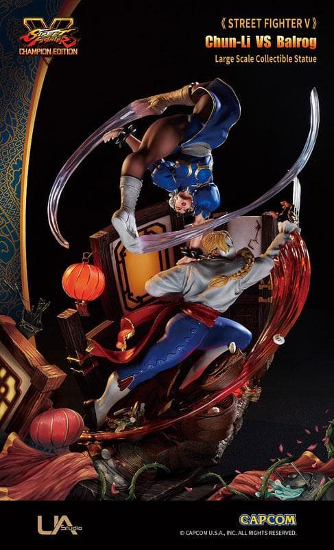 新品 ストリートファイターV 春麗VSバルログ 1/6 完成品大型スタチュー