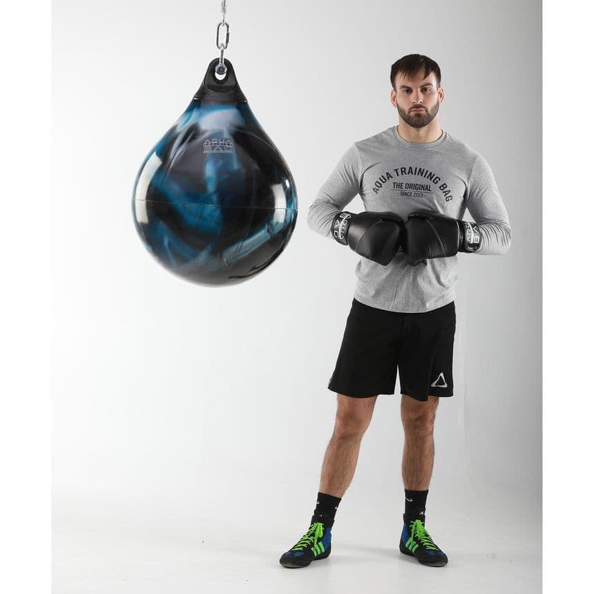 Aqua bag サンドバッグ 21インチ　青×黒　86kg