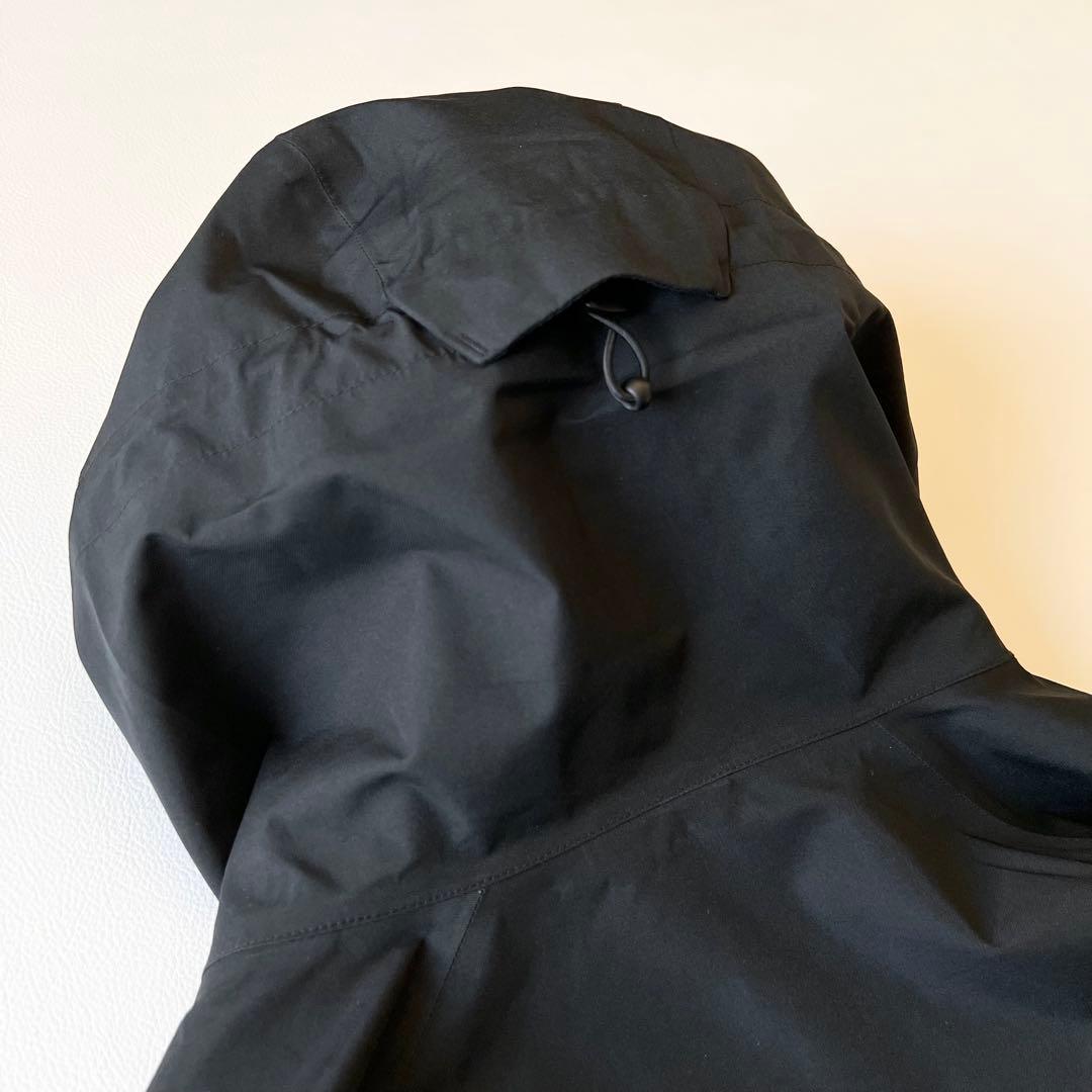3234【美品】バートン　ジャケット ゴアテックス 無地 メンズ 黒　S