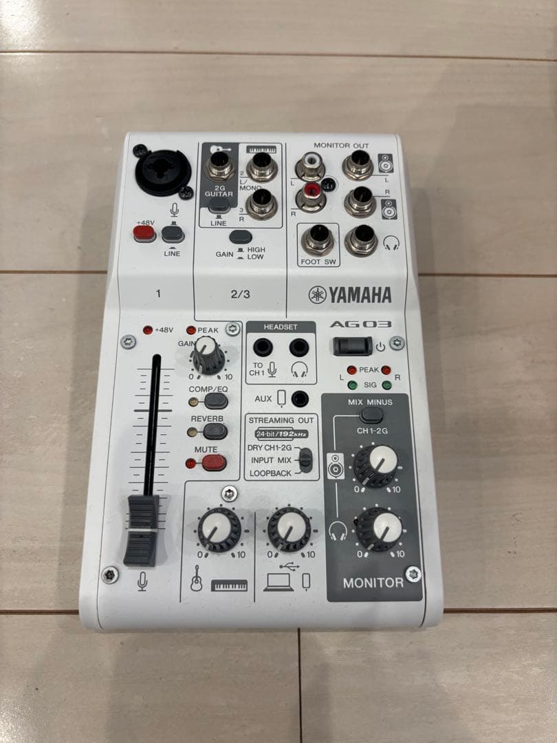 YAMAHA AG03 MK2 ミキサー（箱無し）